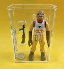 Vintage Kenner 1980 Star Wars Bossk Olive Head Flat Paint AFA GRADED 80 cas ukg