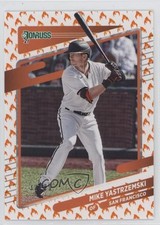 2021 Panini Donruss On Fire 32/75 Mike Yastrzemski #67 d4v