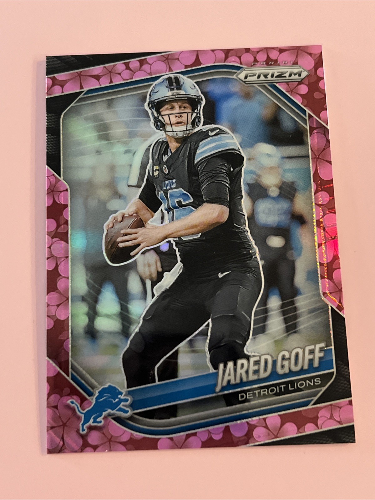 2025 Panini Prizm Jared Goff #10 Plum Blossom /8