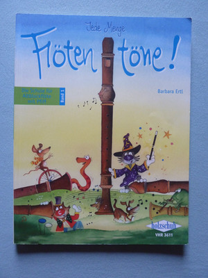 Jede Menge Flötentöne Schule Alt-Blockflöte Bd. 1 Barbara Ertl barocke Griffw.