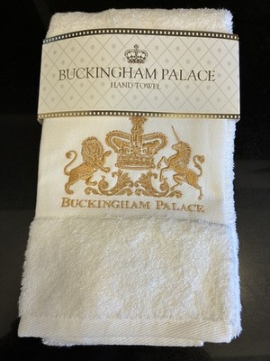 NEW!! Royal Collection Queen Elizabeth Buckingham Palace Bathroom Hand Towel