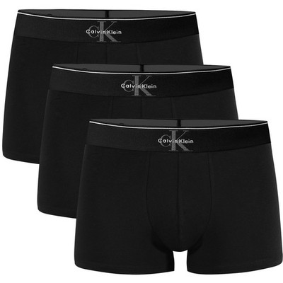 3er Pack CALVIN KLEIN Boxershorts Cotton Stretch Baumwolle LV00NB4472UB1 Schwarz