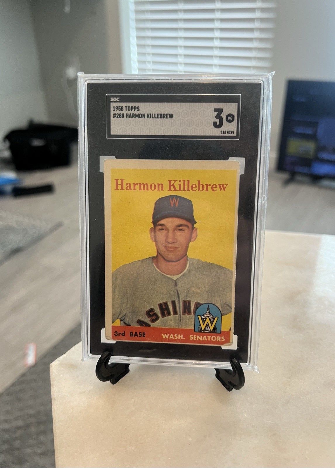 1958 Topps Harmon Killebrew #288 SGC 3 Washington Senators Baseball