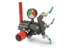 MANDO REGULADOR PRESION VOLUMETRICA 3 VIAS 40 BAR 150 L/MIN MANOMETRO GLICERINA