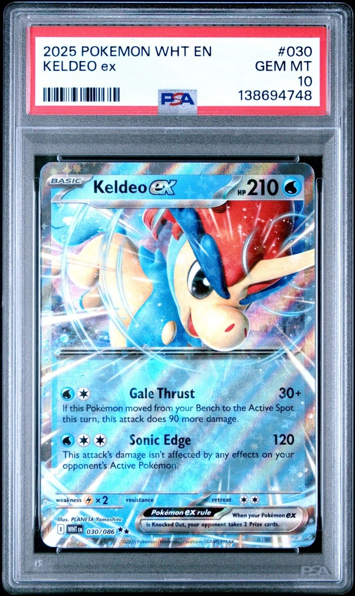 ポケモンカード｜ケルディオ｜2025 Keldeo ex SV11W｜PSA10 2025