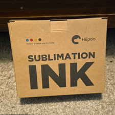 Hiipoo Sublimation Ink Refill Kit CMYK for Epson EP, 127ml Black  70ml