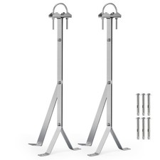 24 Inch Antenna Wall Mount Stainless Steel Stand Off Clamps Windproof Bracket