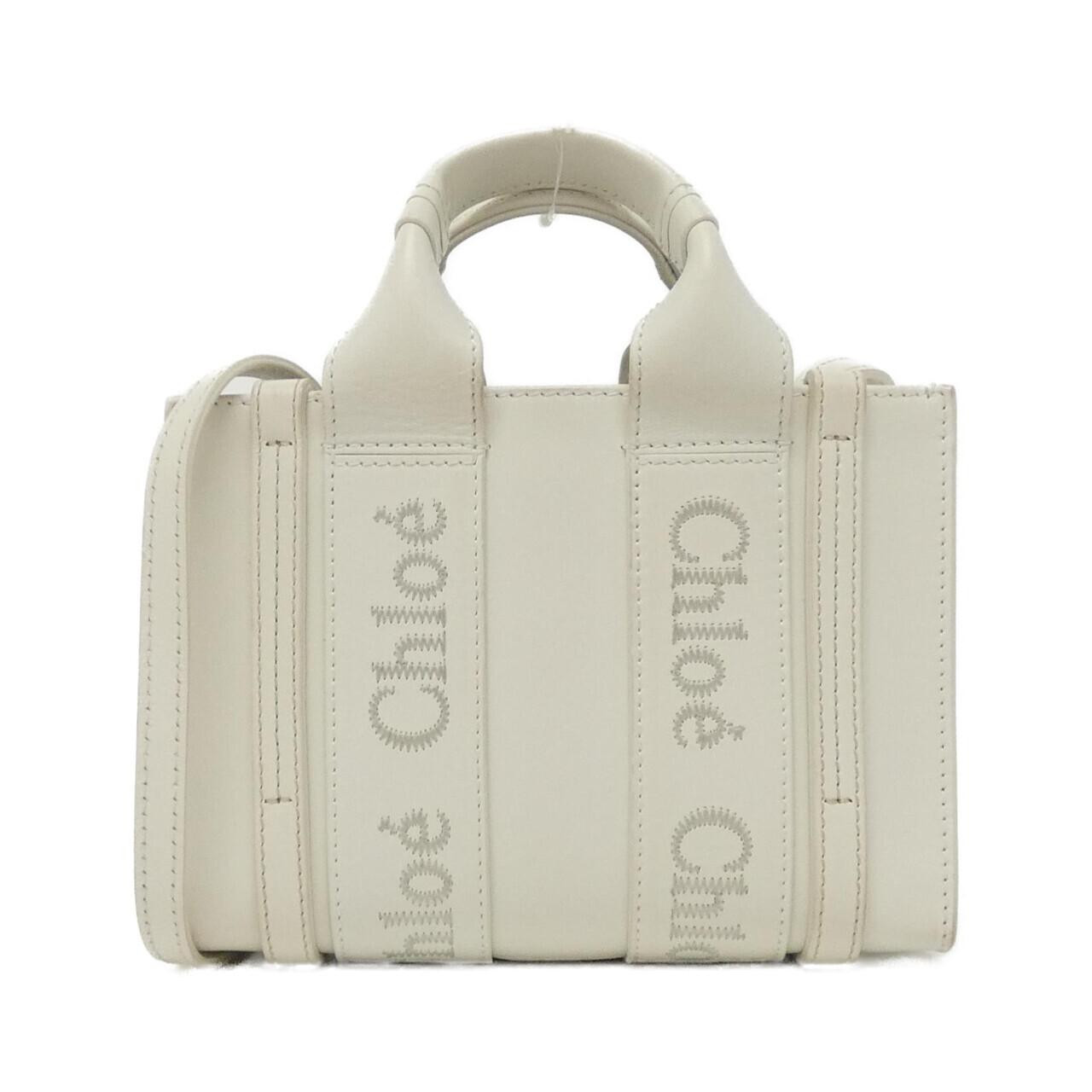 Authentic Chloe Woody Mini Tote Bag CHC23UP237 I60 in Brown #2600070750553