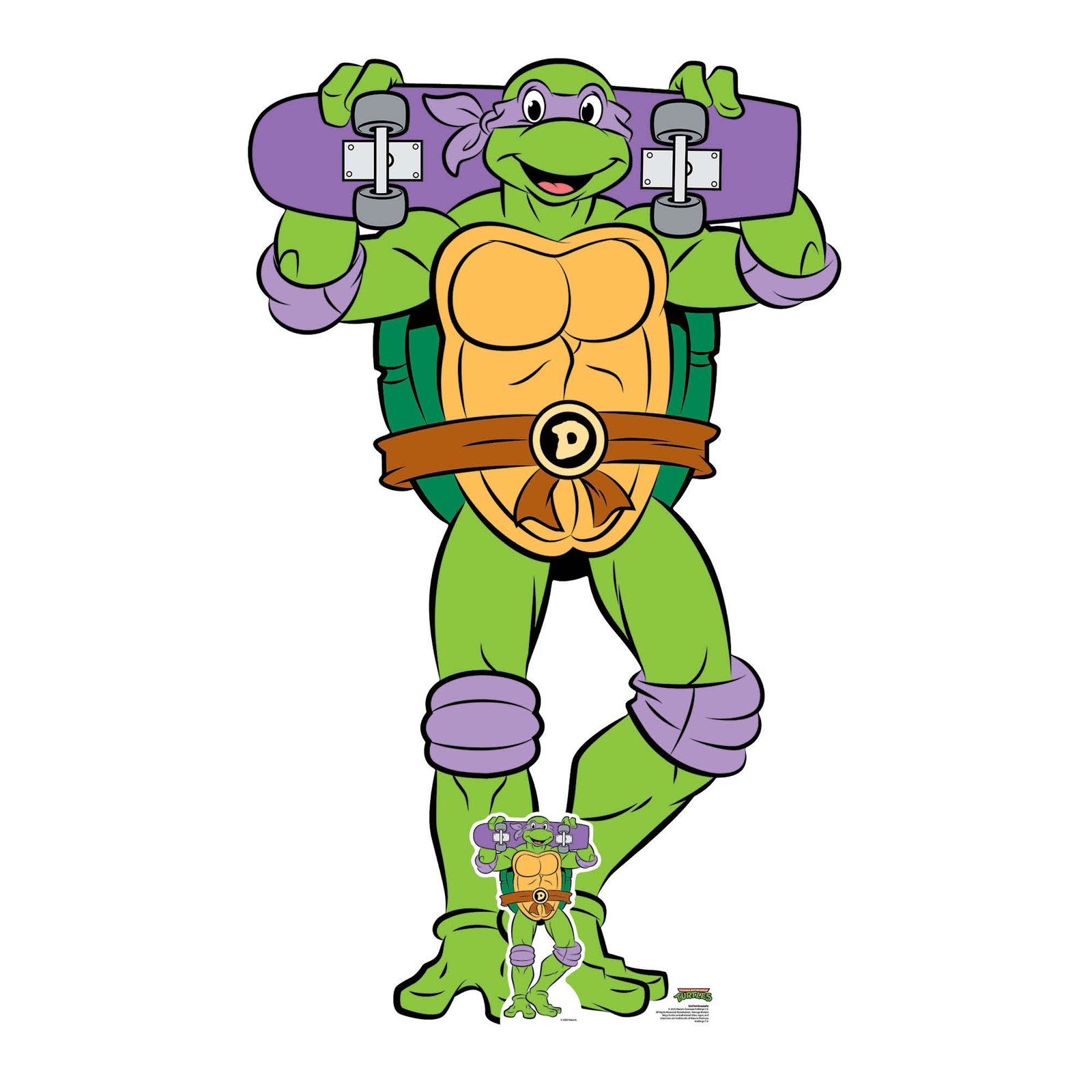 Donatello Teenage Mutant Ninja Turtles Cardboard Cutout with Free Mini
