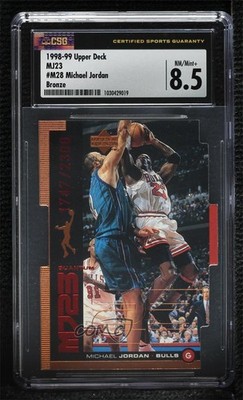 1998 Upper Deck MJ23 Bronze Quantum Die-Cut /2300 Michael Jordan #QMM28 HOF 04dh