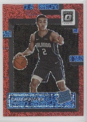 2022-23 Panini Donruss Optic Rated Red Sparkle Prizm Caleb Houstan Rookie RC 5l1