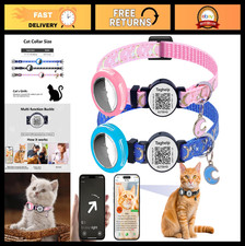 2PCS Adjustable Breakaway Cat Collars with Bell Glow in Dark Pendant - Cute Wa