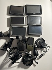 PREOWNED *UNTESTED* Lot of 6 GPS Navigators And One Garmin venture + accessories