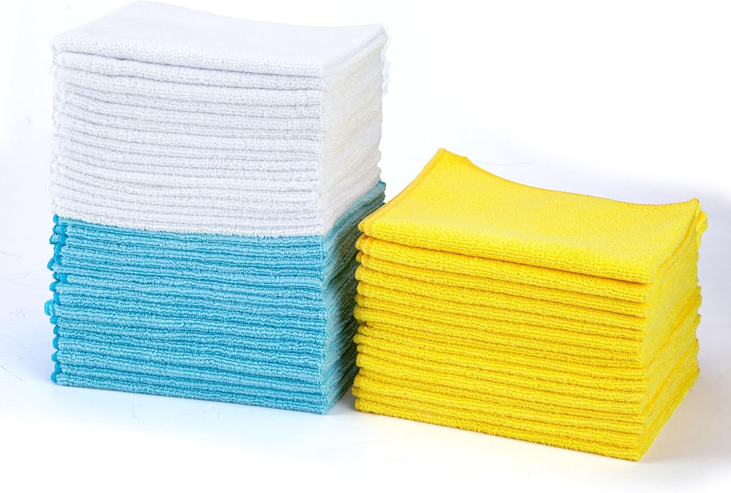 Panni in Microfibra, Panno per La Pulizia (Confezione Da 48 Unità), Multicolore,