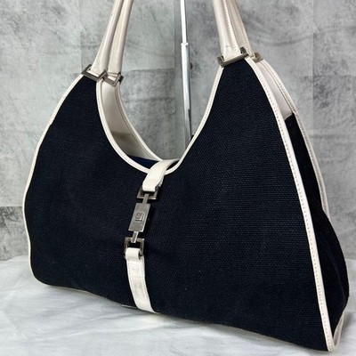GUCCI Jackie GG hardware canvas one shoulder large capacity multifunctional