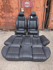 Black Leather Lusso Seats SET  ( With Headrests ) - Alfa Romeo 159 2005-2010