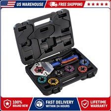 Handheld Hydraulic AC Hose Crimper Kit Crimping Tool for AC Hose, Auto A/C Line