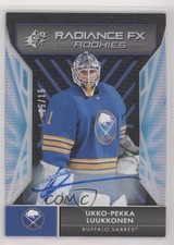 2021-22 SPx Radiance F/X Auto 15/15 Ukko-Pekka Luukkonen #RFX-63 Auto 0i6