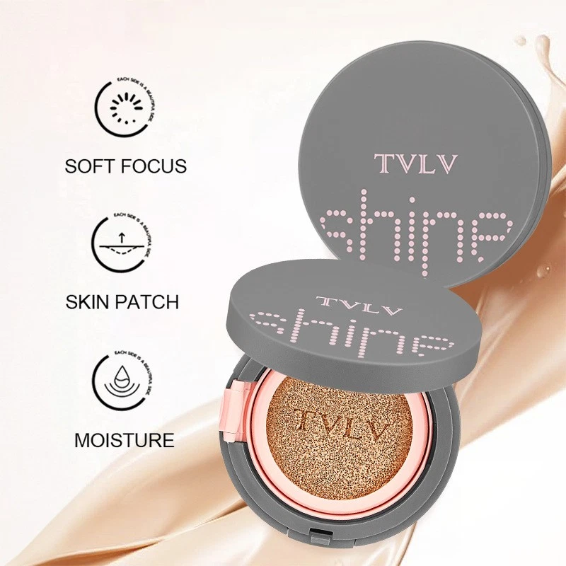 Full Coverage Cushion BB Tinted Moisturizer - Waterproof Brightening Contour - Image 2 of 4