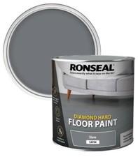 Diamond Hard Floor Paint Tough Durable Satin Finish Quick Drying Wood Concrete