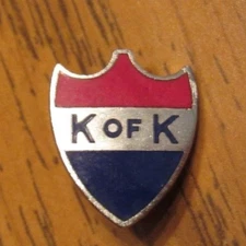 Vintage K. of K. Fraternal Club Pin