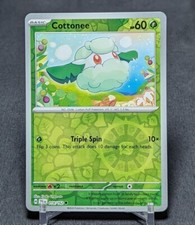 Cottonee Common Reverse Holo Grass Temporal Forces Pokemon TCG Card 014/162