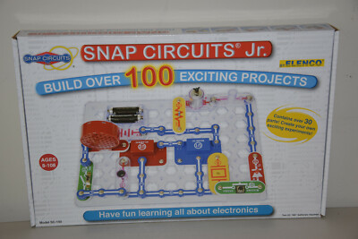 Elenco Snap Circuits Jr SC-100 Electronics Exploration Kit wt 100+ STEM Projects