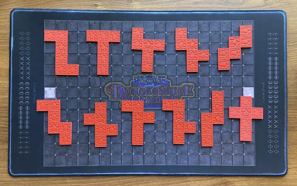 Yugioh! Dungeon Dice Monsters Tiles (2 Sets Of 11) Double Sided W/ Star - Image 3 of 4