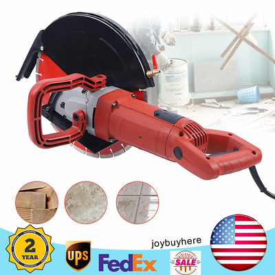 14'' Circular Electric Demo Saw Concrete Saw Cutter Wet Dry Masonry Cut Saw