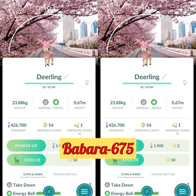 #ad Pokémon Go Shiny Deerling Yeouido Cherry Blossoms Background TRADE or PTC $3.50