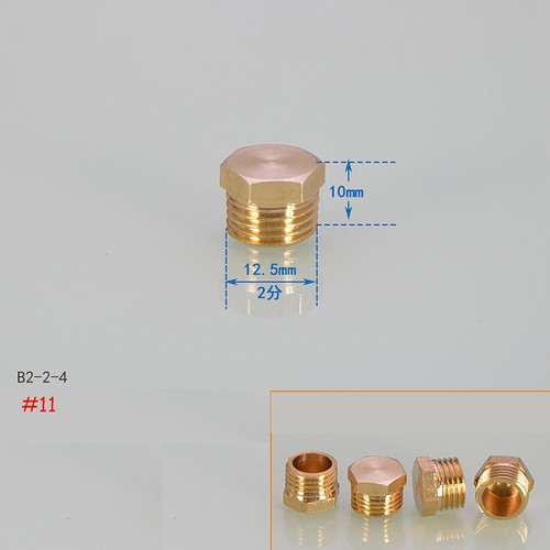 1/2"3/4"-1 1/2"Flanged Blanking Plug BSP Blanking Hex M&F Brass Fitting(Various) - Picture 14 of 24