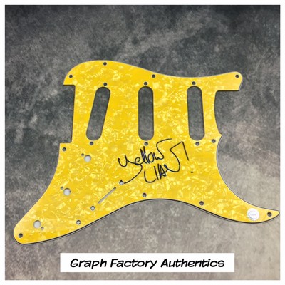 GFA Bizzey Electro Dj Dubstep Gelb Claw Signiert Elektrisch Pickguard COA