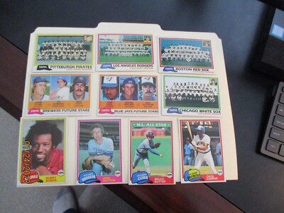 1981 Topps Baseball Cards Singles You Pick To Complete Your Set # 486 ...