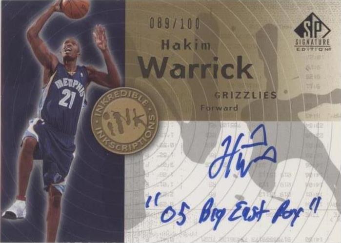 2005-06 SP Signature Edition - Hakim Warrick #II-HW - 1 of 2