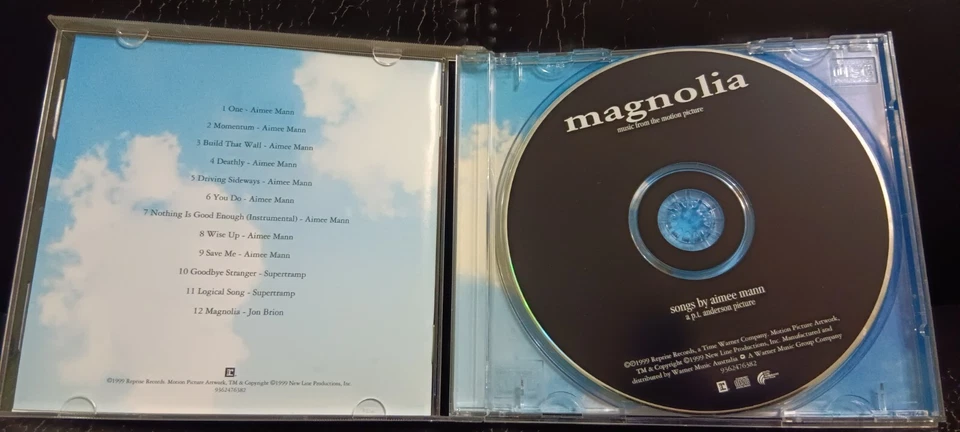Aimee Mann ‎– Magnolia soundtrack - 1999 CD VG+, cover excellent - Image 3 of 3