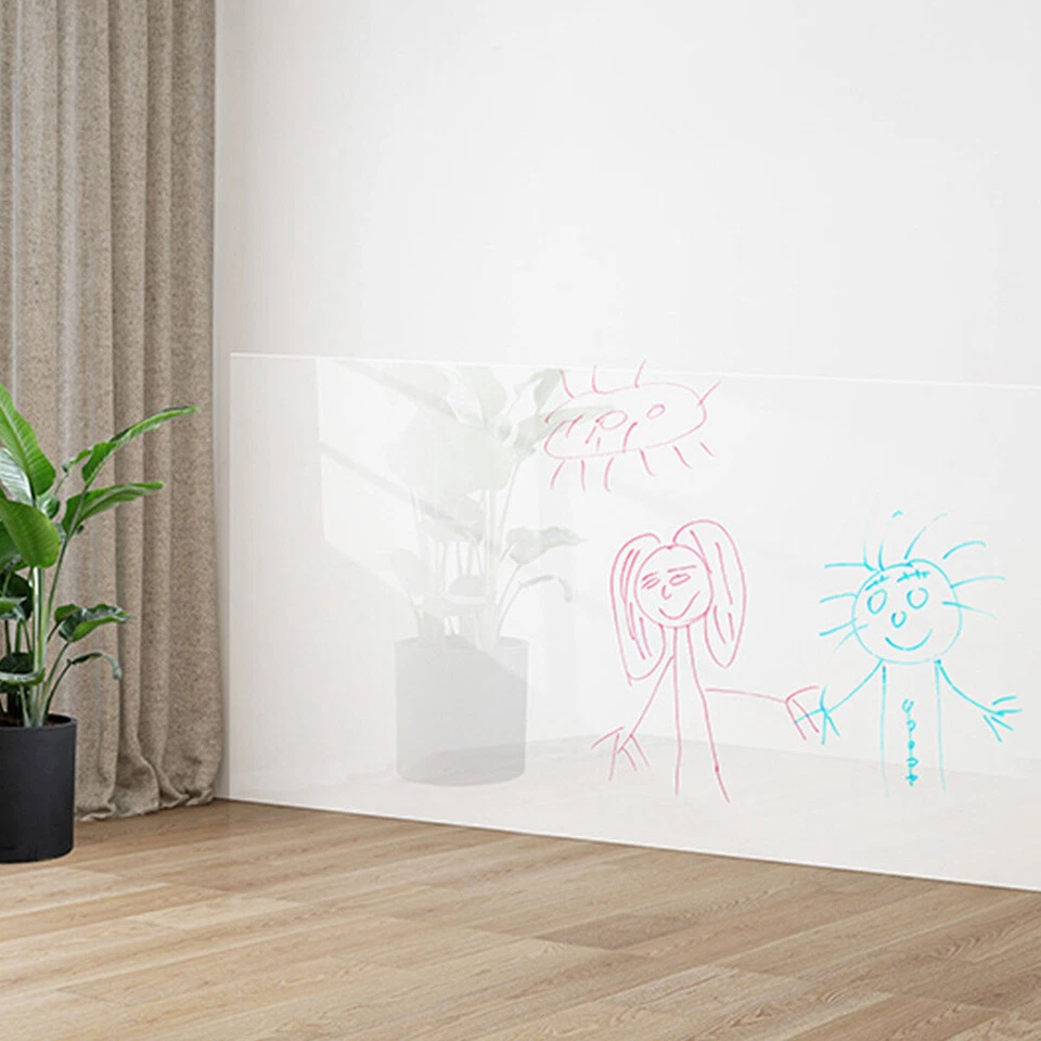 Wall Protector Transparent Film Electrostatic Waterproof Oil-proof Sticker Clear - Image 3 of 4