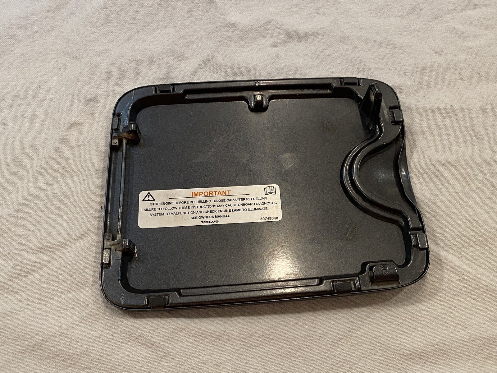 Volvo S60 V70 XC70 XC90 Fuel Door Color 455 Titanium Gray Metallic+