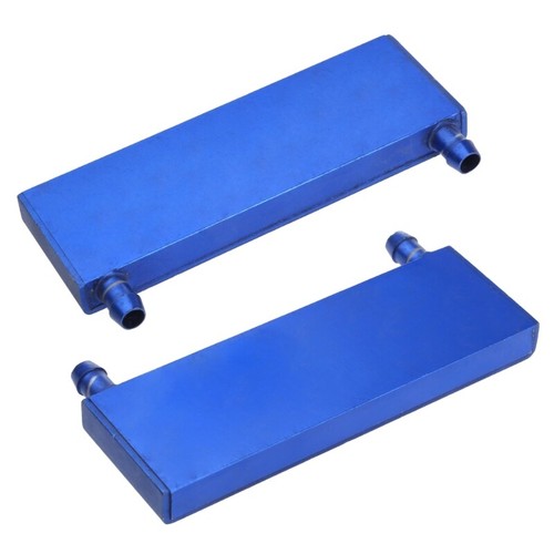 122mmx41mmx12mm Aluminum Water Cooling Block for CPU Graphics Radiator Heatsink - Afbeelding 3 van 8
