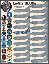 1/48 Furball A-7E "Lo-Viz SLUFs" Decals for the Hasegawa Kit