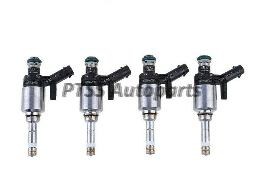 06L 906 036L OEM Bosch Fuel Injector Set 4pcs for VW Golf R Audi