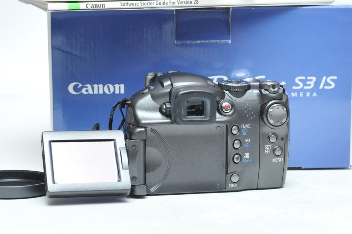 名機動作品 自撮り CCD Canon PowerShot S3 IS 元箱付き Canon PowerShot S3 IS 6MP Digital Camera | eBay