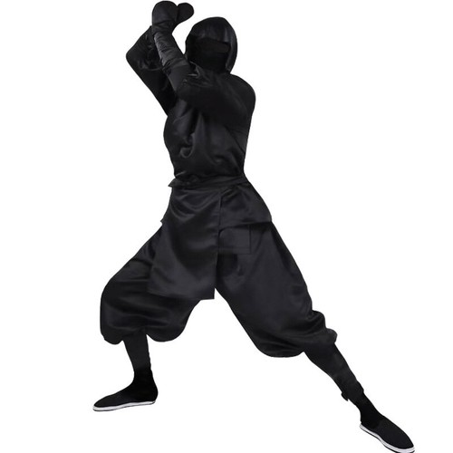 Stealth Ninja Costume Warrior Halloween Samurai Master Martial Arts Cosplay Suit - Picture 5 of 14