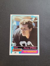1981 Topps Ted Hendricks Oakland Raiders #200