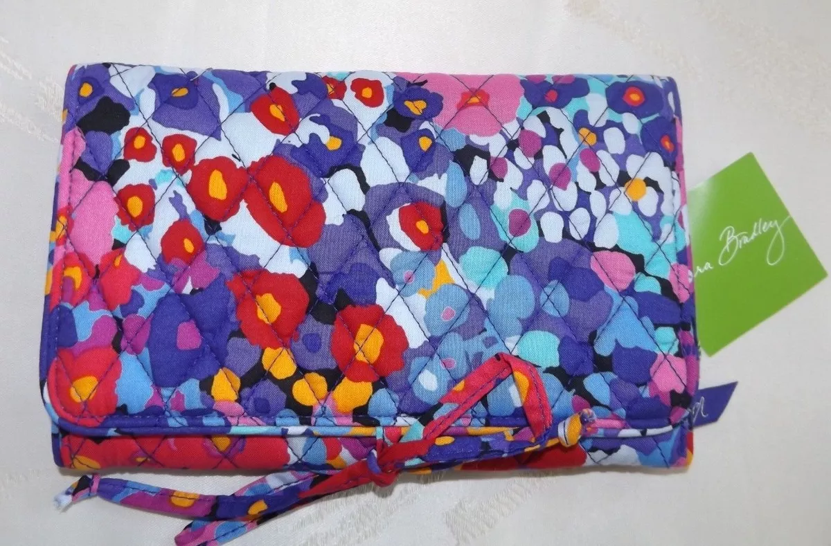 Vera bradley all shop wrapped up jewelry roll
