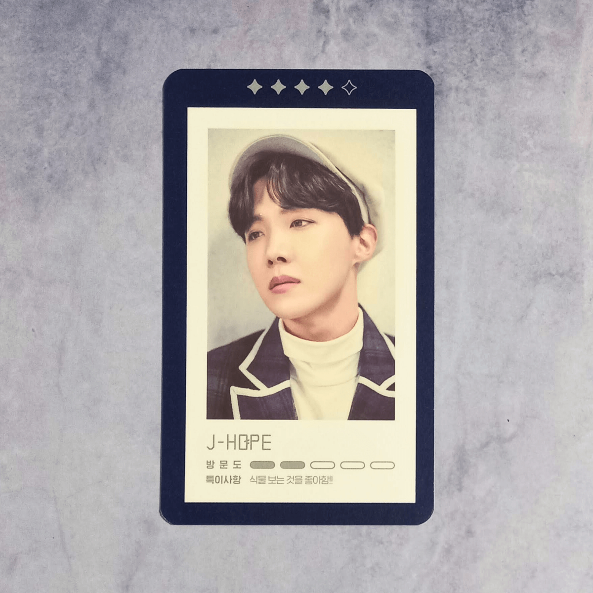 BTS 5th Muster Magic Shop Seoul Official Guestbook Card - J-Hope