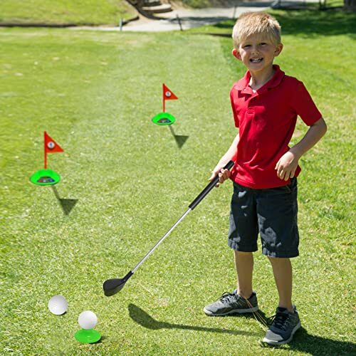 Hand Kids Golf Clubs] with 6 Balls, 3