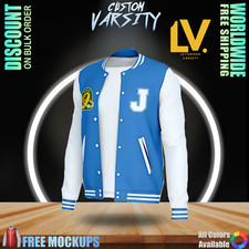 Varsity Letterman Jacket Personalizable for Men Women and Kids cheerleaders