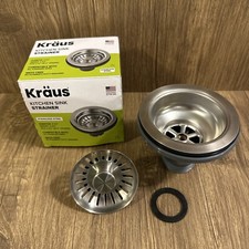 Kraus Removable 4 1/2" Kitchen Sink Strainer in Stainless Steel ST-2HD
