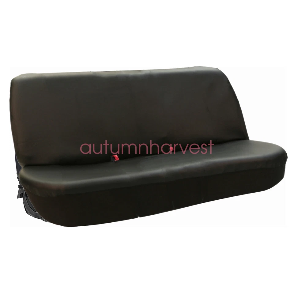 Truck Pickup Full Size Bench Leather Seat Cover For Chevrolet Dodge Ford - Image 2 of 4