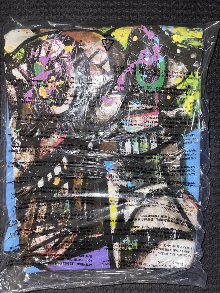 TRAVIS SCOTT Portrait of Travis Tie Dye Tshirt Size XL NWT Artwork George Condo - Image 2 of 3